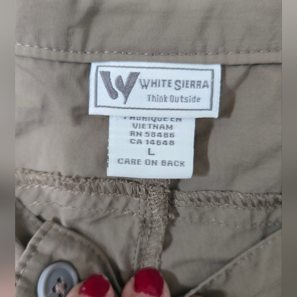 White Sierra Hiking Pants Size Large - Picture 4 of 4